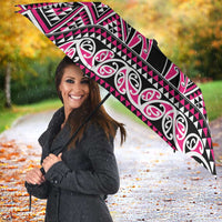 New Zealand Maori Niho Taniwha Umbrella Mawhero Mangopare and Puhoro Pattern - Polynesian Pride
