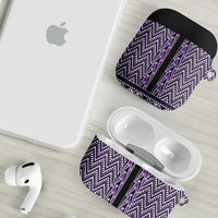 New Zealand Maori Niho Taniwha AirPods Case Waiporopo Mangopare and Puhoro Pattern - Polynesian Pride