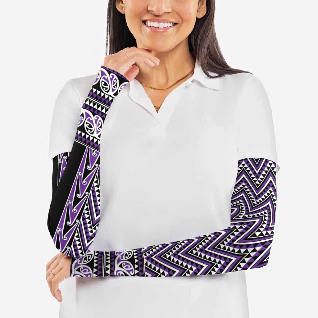 New Zealand Maori Niho Taniwha Arm Sleeves Waiporopo Mangopare and Puhoro Pattern - Polynesian Pride