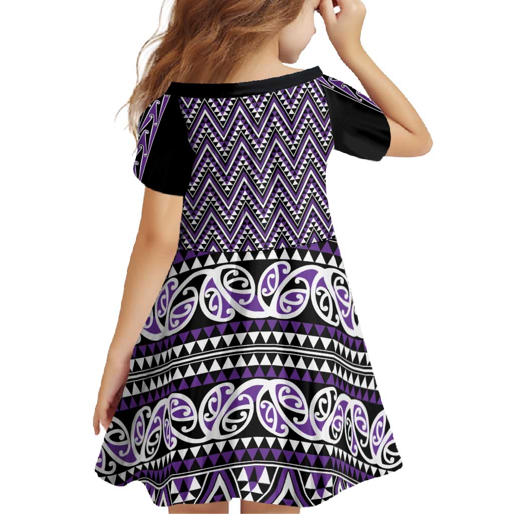 New Zealand Maori Niho Taniwha Family Matching Long Sleeve Bodycon Dress and Hawaiian Shirt Waiporopo Mangopare and Puhoro Pattern
