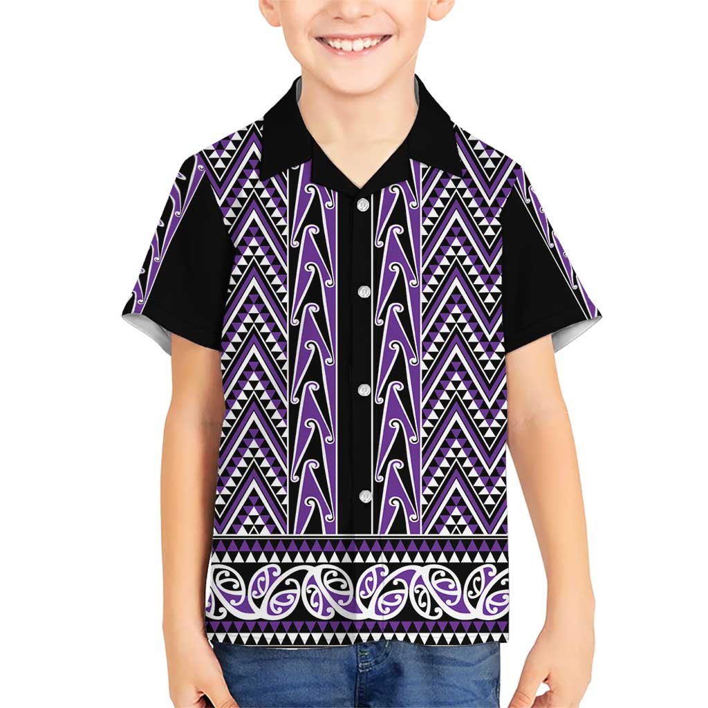 New Zealand Maori Niho Taniwha Hawaiian Shirt Waiporopo Mangopare and Puhoro Pattern LT9 - Polynesian Pride