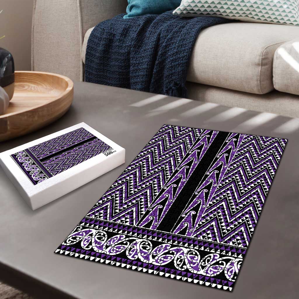 New Zealand Maori Niho Taniwha Puzzle Waiporopo Mangopare and Puhoro Pattern - Polynesian Pride