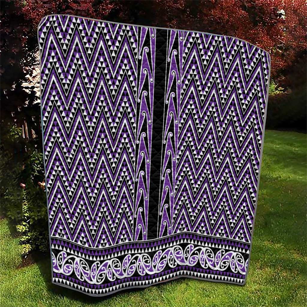 New Zealand Maori Niho Taniwha Quilt Waiporopo Mangopare and Puhoro Pattern