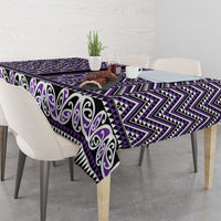 New Zealand Maori Niho Taniwha Tablecloth Waiporopo Mangopare and Puhoro Pattern