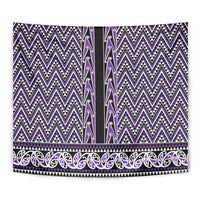 New Zealand Maori Niho Taniwha Tapestry Waiporopo Mangopare and Puhoro Pattern