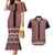 New Zealand Maori Niho Taniwha Couples Matching Mermaid Dress and Hawaiian Shirt Whero Mangopare and Puhoro Pattern