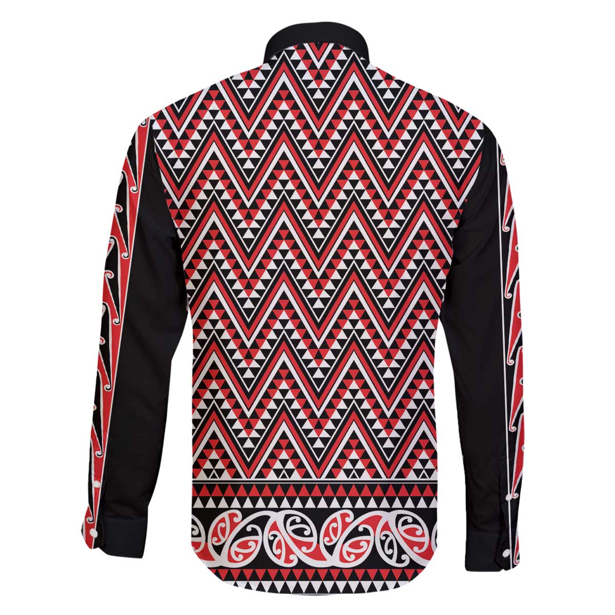 New Zealand Maori Niho Taniwha Family Matching Off The Shoulder Long Sleeve Dress and Hawaiian Shirt Whero Mangopare and Puhoro Pattern