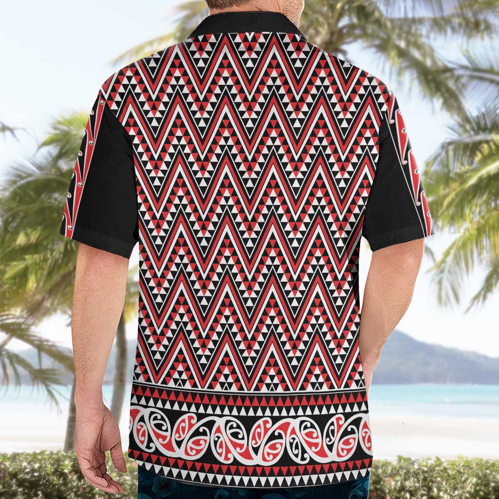 New Zealand Maori Niho Taniwha Hawaiian Shirt Whero Mangopare and Puhoro Pattern LT9 - Polynesian Pride