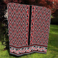 New Zealand Maori Niho Taniwha Quilt Whero Mangopare and Puhoro Pattern