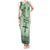 Vintage Bula Fiji Personalised Tank Maxi Dress Green Hibiscus Tapa Pattern