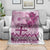 Vintage Bula Fiji Personalised Blanket Pink Hibiscus Tapa Pattern
