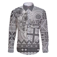 Vintage Bula Fiji Personalised Family Matching Puletasi and Hawaiian Shirt Beige Hibiscus Tapa Pattern