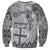 Vintage Bula Fiji Personalised Sweatshirt Beige Hibiscus Tapa Pattern