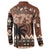 Personalised Bula Fiji 679 Button Sweatshirt Fijian Tagimoucia Masi Tapa Art