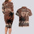 Personalised Bula Fiji 679 Couples Matching Long Sleeve Bodycon Dress and Hawaiian Shirt Fijian Tagimoucia Masi Tapa Art