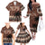 Personalised Bula Fiji 679 Family Matching Off The Shoulder Long Sleeve Dress and Hawaiian Shirt Fijian Tagimoucia Masi Tapa Art