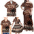 Personalised Bula Fiji 679 Family Matching Off Shoulder Maxi Dress and Hawaiian Shirt Fijian Tagimoucia Masi Tapa Art