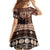 Personalised Bula Fiji 679 Family Matching Off Shoulder Short Dress and Hawaiian Shirt Fijian Tagimoucia Masi Tapa Art