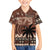 Personalised Bula Fiji 679 Family Matching Off Shoulder Short Dress and Hawaiian Shirt Fijian Tagimoucia Masi Tapa Art