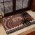 Personalised Bula Fiji 679 Rubber Doormat Fijian Tagimoucia Masi Tapa Art