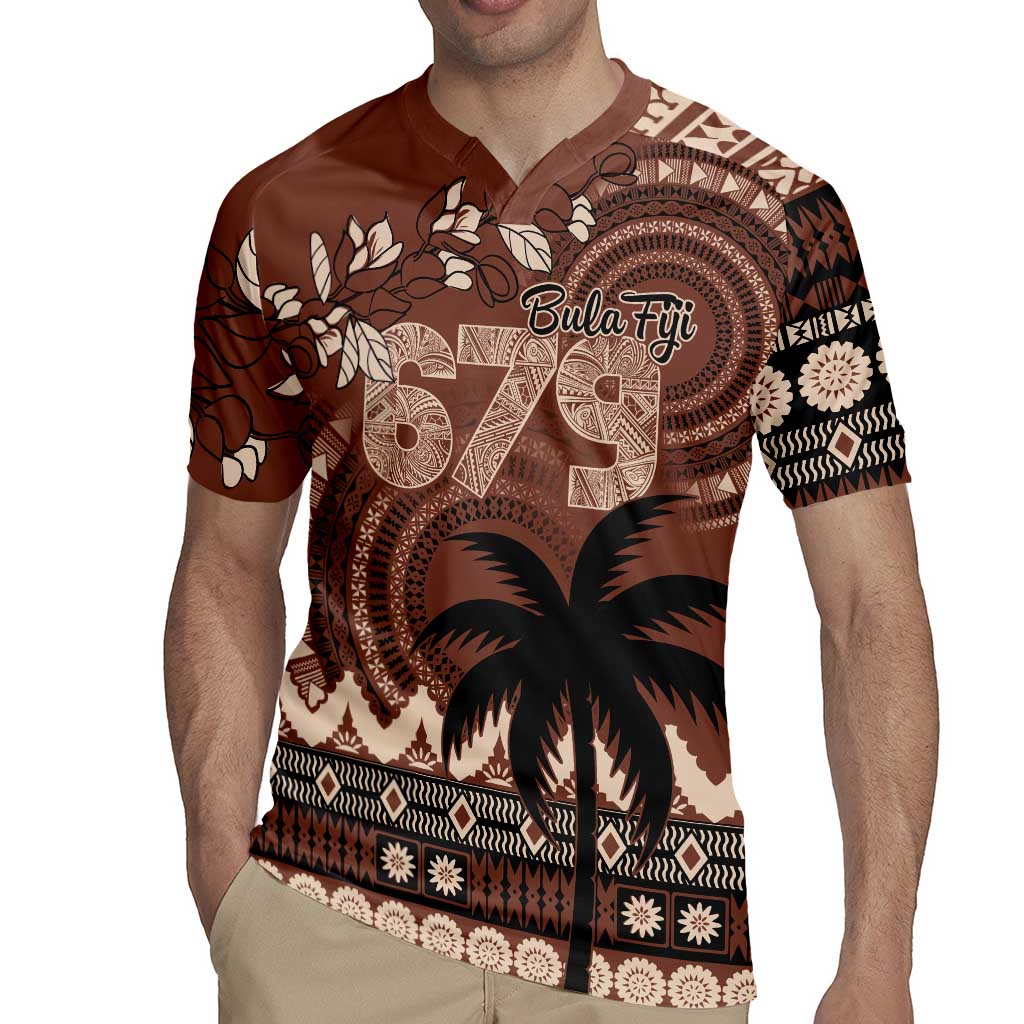 Personalised Bula Fiji 679 Rugby Jersey Fijian Tagimoucia Masi Tapa Art