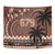 Personalised Bula Fiji 679 Tapestry Fijian Tagimoucia Masi Tapa Art