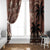 Personalised Bula Fiji 679 Window Curtain Fijian Tagimoucia Masi Tapa Art