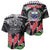 Personalised Samoa 685 Baseball Jersey Teuila Flower With Black Samoan Tattoo