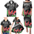 Personalised Samoa 685 Family Matching Puletasi and Hawaiian Shirt Teuila Flower With Black Samoan Tattoo