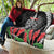 Personalised Samoa 685 Quilt Teuila Flower With Black Samoan Tattoo