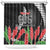 Personalised Samoa 685 Shower Curtain Teuila Flower With Black Samoan Tattoo