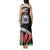 Personalised Samoa 685 Tank Maxi Dress Teuila Flower With Black Samoan Tattoo