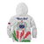 Personalised Samoa 685 Kid Hoodie Teuila Flower With White Samoan Tattoo