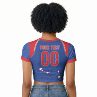 Cape Verde Atlantic Stars Custom Raglan Cropped T shirt Football 2026 Supporter