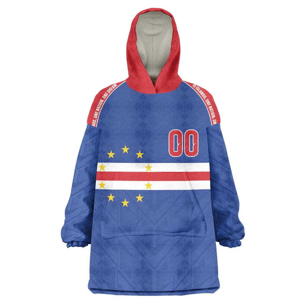 Cape Verde Atlantic Stars Custom Wearable Blanket Hoodie Football 2026 Supporter