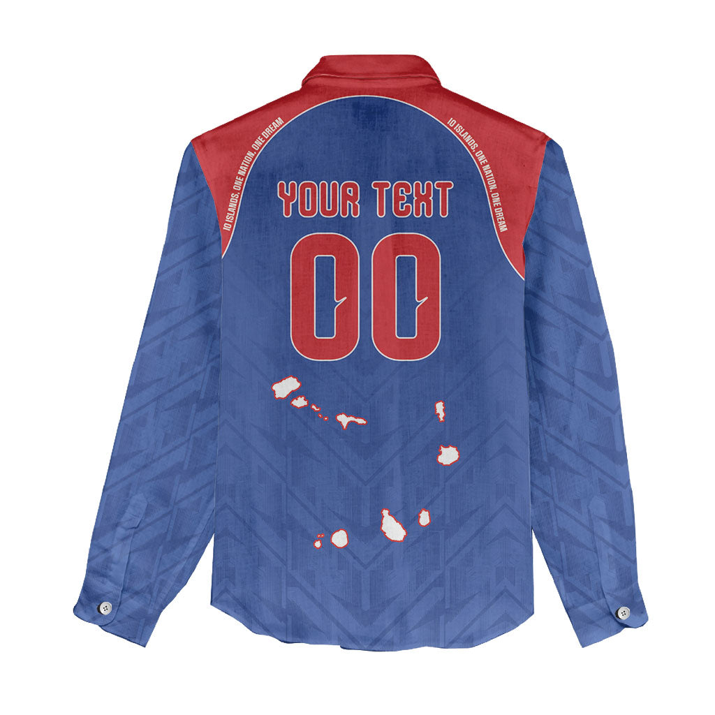 Cape Verde Atlantic Stars Custom Women Casual Shirt Football 2026 Supporter
