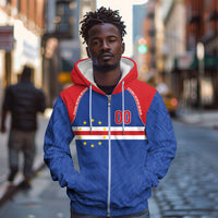 Cape Verde Atlantic Stars Custom Zip Hoodie Football 2026 Supporter