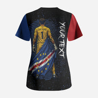 Cape Verde Goalkeeper Personalized Scrub Top 40 Years Old 27 Shots Zero Goals Vintage