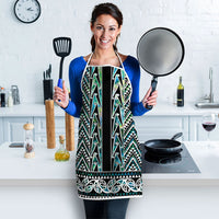 New Zealand Maori Niho Taniwha Apron Papua Shell - Mangopare Puhoro Pattern