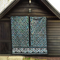 New Zealand Maori Niho Taniwha Quilt Papua Shell - Mangopare Puhoro Pattern