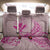 Hawaii Monk Seal and Map Back Car Seat Cover Polynesian Kanaka Maoli Pink Vibe