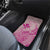 Hawaii Monk Seal and Map Car Mats Polynesian Kanaka Maoli Pink Vibe