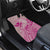 Hawaii Monk Seal and Map Car Mats Polynesian Kanaka Maoli Pink Vibe