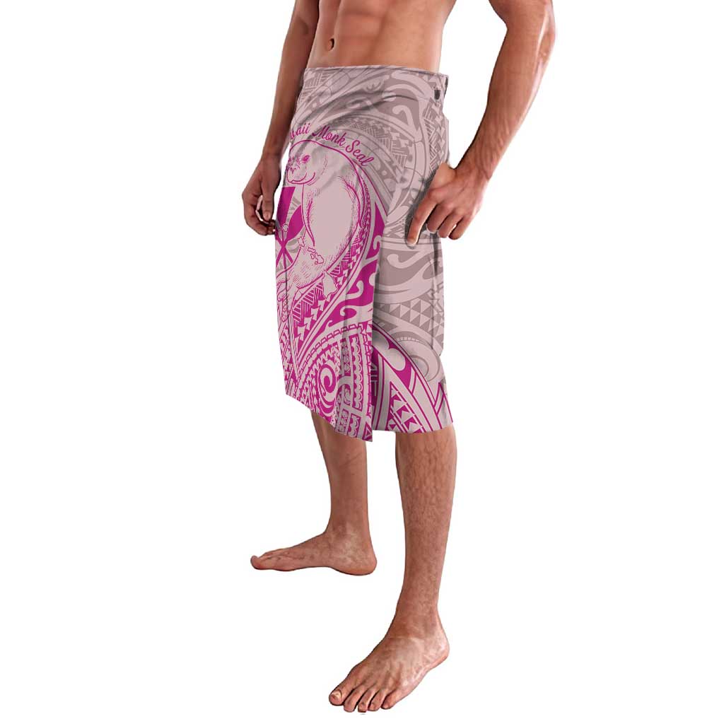 Hawaii Monk Seal and Map Lavalava Polynesian Kanaka Maoli Pink Vibe