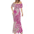 Hawaii Monk Seal and Map Mermaid Dress Polynesian Kanaka Maoli Pink Vibe