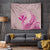 Hawaii Monk Seal and Map Tapestry Polynesian Kanaka Maoli Pink Vibe