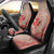 Hawaii Monk Seal and Map Car Seat Cover Polynesian Kanaka Maoli Red Vibe