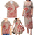 Hawaii Monk Seal and Map Family Matching Puletasi and Hawaiian Shirt Polynesian Kanaka Maoli Red Vibe