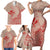 Hawaii Monk Seal and Map Family Matching Short Sleeve Bodycon Dress and Hawaiian Shirt Polynesian Kanaka Maoli Red Vibe