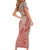 Hawaii Monk Seal and Map Family Matching Short Sleeve Bodycon Dress and Hawaiian Shirt Polynesian Kanaka Maoli Red Vibe